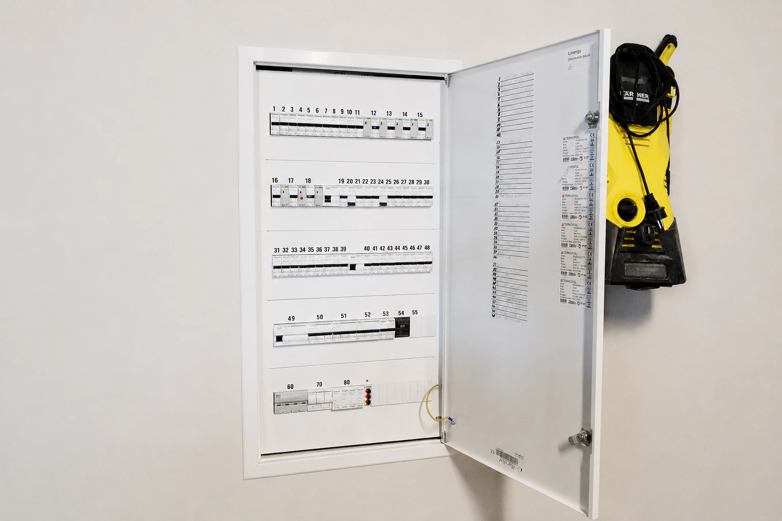 Zasilanie elektryczne pompy ciepła — przewody, fazy i przełącznik
